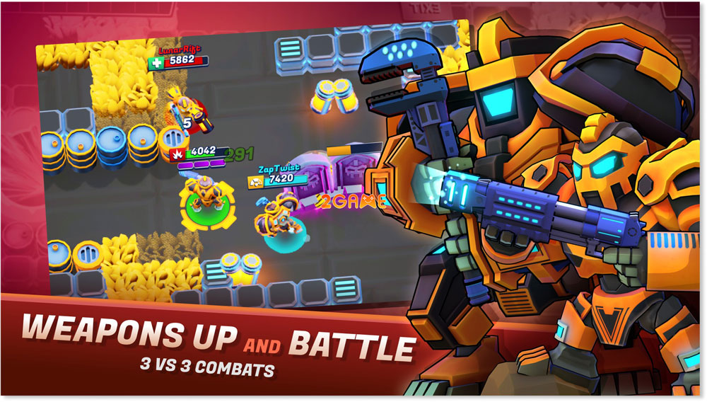 OxySpace – Game MOBA sở hữu nhịp độ chiến đấu siêu nhanh siêu cuốn oxyspace 3