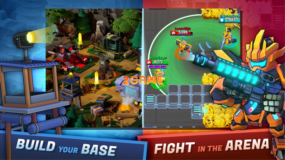 Giao diện độc đáo của game OxySpace