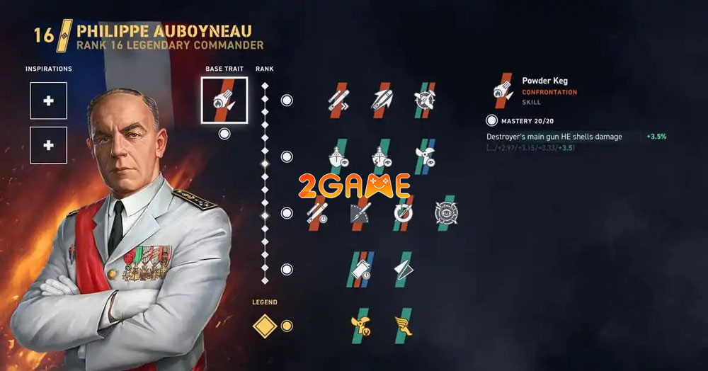 Philippe Auboyneau là chỉ huy hàng đầu của game World of Warships: Legends Philippe Auboyneau là chỉ huy hàng đầu của game World of Warships: Legends