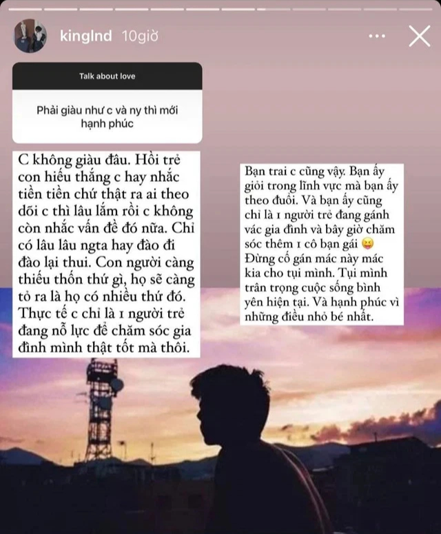 Fan hiểu lầm phải giàu thì tình yêu mới hạnh phúc, Linh Ngọc Đàm lập tức “chấn chỉnh” ngay! - Ảnh 2.
