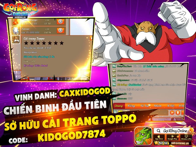 Gọi Rồng Online mở server mới, phát Giftcode khủng sau... 5 tháng, kỷ lục hết code sau 1 tiếng liệu có bị phá vỡ? - Ảnh 5. Gọi Rồng Online mở server mới, phát Giftcode khủng sau... 5 tháng, kỷ lục hết code sau 1 tiếng liệu có bị phá vỡ? - Ảnh 5.