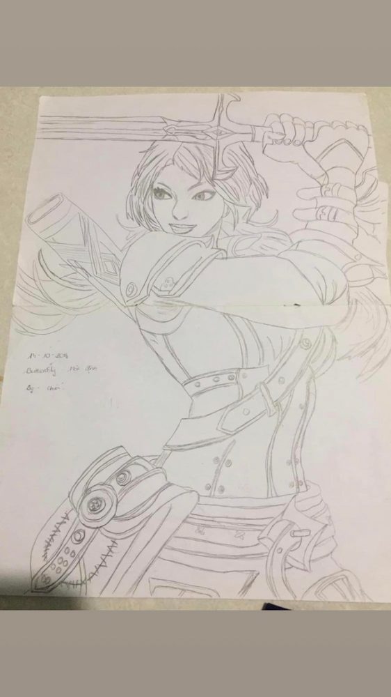 Mê mẩn các nữ tướng, game thủ Liên Quân tạo luôn 1 triển lãm do mình tự vẽ, đến bức cuối ai cũng ngã ngửa - Ảnh 4.