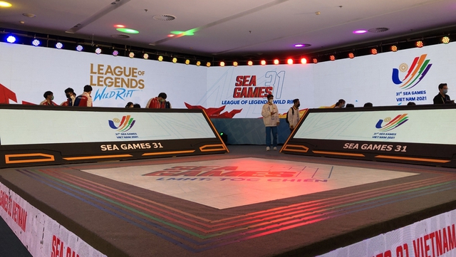 SEA Games 31 chính thức khai mạc, hé lộ sân khấu hoành tráng của 2 bộ môn Esports đầu tiên - Ảnh 12. SEA Games 31 chính thức khai mạc, hé lộ sân khấu hoành tráng của 2 bộ môn Esports đầu tiên - Ảnh 12.