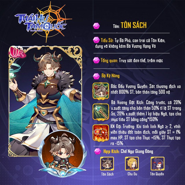 Cận cảnh tạo hình và chi tiết bộ kỹ năng dàn tướng mạnh nhất Thái Hư Tam Quốc - Tân binh chiến thuật sắp ra mắt 6/7 - Ảnh 6.