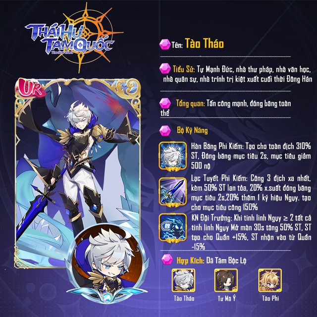 Cận cảnh tạo hình và chi tiết bộ kỹ năng dàn tướng mạnh nhất Thái Hư Tam Quốc - Tân binh chiến thuật sắp ra mắt 6/7 - Ảnh 10.