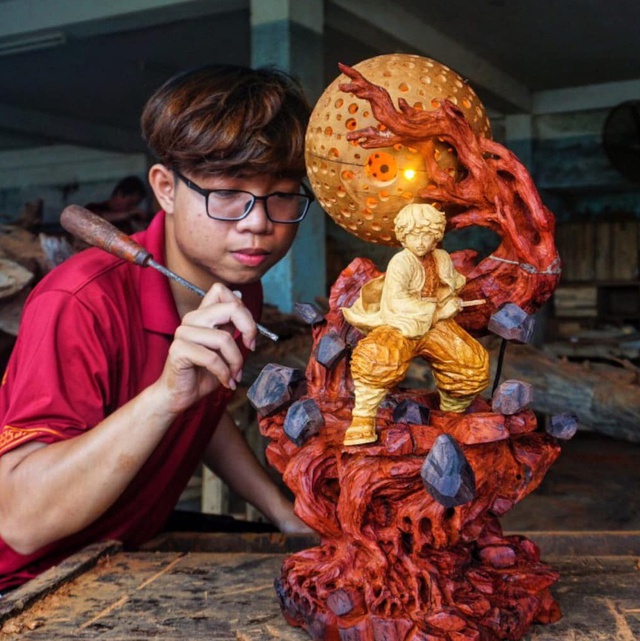 Bỏ đại học về quê làm công tử xưởng điêu khắc - Ảnh 3. Bỏ đại học về quê làm công tử xưởng điêu khắc - Ảnh 3.