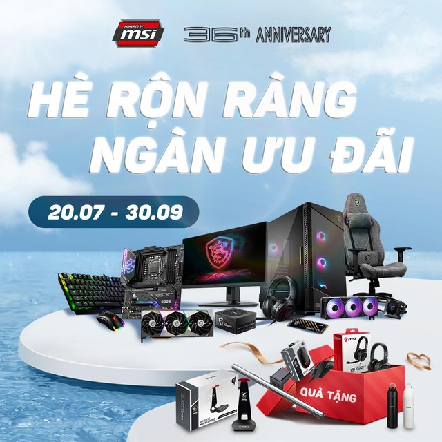 Loạt sự kiện ấn tượng Mừng kỷ niệm 36 năm thành lập của hãng phần cứng toàn cầu MSI - Ảnh 2.