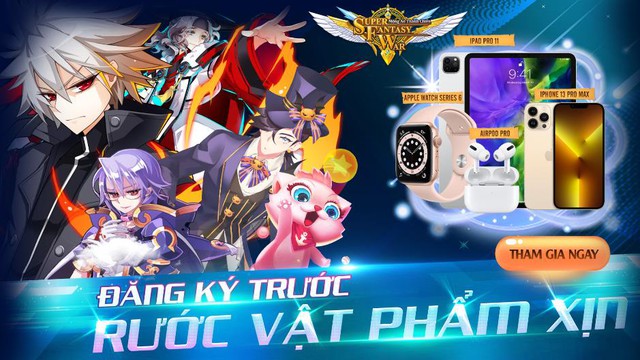 Super Fantasy War - Mộng Ảo Thánh Chiến chính thức mở đăng ký trước, rước toàn “quà xịn” - Ảnh 1.