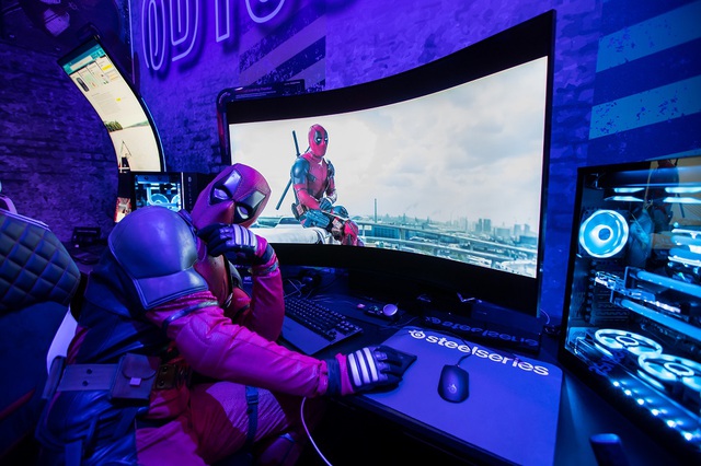 Trải nghiệm Samsung Odyssey Ark: Ấn tượng trước màn hình gaming 55 inch - Ảnh 2. Trải nghiệm Samsung Odyssey Ark: Ấn tượng trước màn hình gaming 55 inch - Ảnh 2.