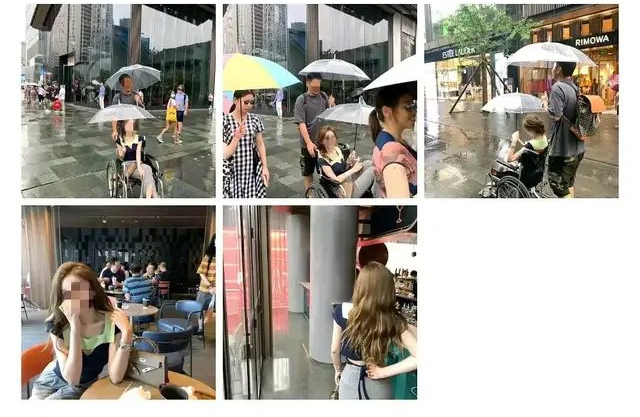 Ồn ào cảnh cô gái đi mua sắm bằng xe lăn chỉ để chân không dính mưa - Ảnh 2. Ồn ào cảnh cô gái đi mua sắm bằng xe lăn chỉ để chân không dính mưa - Ảnh 2.