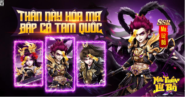 Ma Thần Lữ Bố chính thức ra mắt, tặng 2000 mã quà tặng - Ảnh 2. Ma Thần Lữ Bố chính thức ra mắt, tặng 2000 mã quà tặng - Ảnh 2.