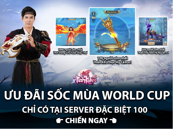 Mừng máy chủ đặc biệt Tương Phùng 100, Tình Kiếm 3D chơi lớn tặng Tivi, điều hòa cực giá trị - Ảnh 2. Mừng máy chủ đặc biệt Tương Phùng 100, Tình Kiếm 3D chơi lớn tặng Tivi, điều hòa cực giá trị - Ảnh 2.