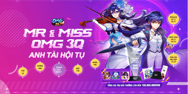 Sàn đấu Mr & Miss OMG 3Q trở lại đầy hoành tráng - Ảnh 1. Sàn đấu Mr & Miss OMG 3Q trở lại đầy hoành tráng - Ảnh 1.