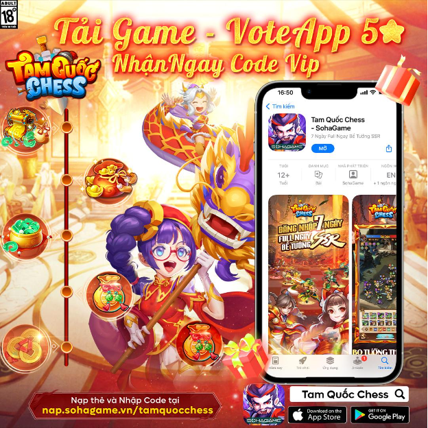 Tặng 4 tướng 5 sao, quay x10 vô hạn: Tiệc ưu đãi không thể cưỡng trong Tam Quốc Chess ra mắt 16/2 - Ảnh 1. Tặng 4 tướng 5 sao, quay x10 vô hạn: Tiệc ưu đãi không thể cưỡng trong Tam Quốc Chess ra mắt 16/2 - Ảnh 1.