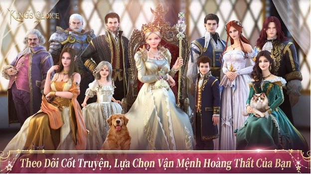 Kings Choice - Game nhập vai mô phỏng thế giới hoàng cung mở Đăng ký trước, cùng bước vào thế giới hoàng gia đầy mê hoặc - Ảnh 1. Kings Choice - Game nhập vai mô phỏng thế giới hoàng cung mở Đăng ký trước, cùng bước vào thế giới hoàng gia đầy mê hoặc - Ảnh 1.