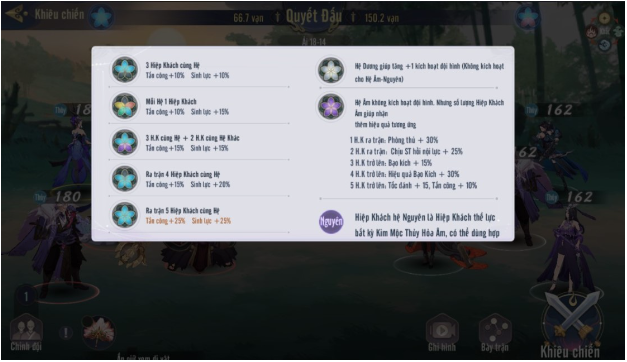 Võ Lâm Nhàn Hiệp VNG: Nên chơi đội hình cùng hệ hay khác hệ? - Ảnh 1. Võ Lâm Nhàn Hiệp VNG: Nên chơi đội hình cùng hệ hay khác hệ? - Ảnh 1.