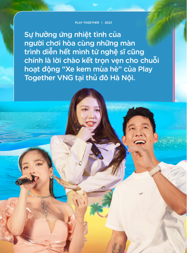 Xe kem Play Together VNG khép lại hành trình mùa hè bằng loạt hoạt động cùng Song Luân và Amee - Ảnh 2.