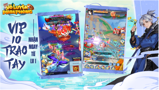 Võ Luyện Đỉnh Phong tung Giftcode ra mắt, tạo tài khoản nhận ngay VIP 10 - Ảnh 2. Võ Luyện Đỉnh Phong tung Giftcode ra mắt, tạo tài khoản nhận ngay VIP 10 - Ảnh 2.