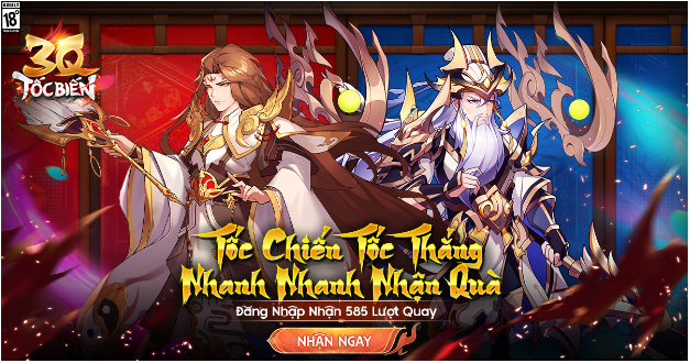 3Q Tốc Biến chính thức ra mắt, tặng Giftcode - Ảnh 1. 3Q Tốc Biến chính thức ra mắt, tặng Giftcode - Ảnh 1.