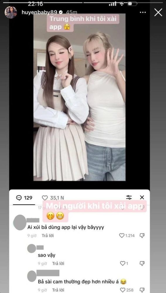 Hot girl khiến fan "ngã ngửa" khi tắt app, nhan sắc thực sự bị "phong ấn" sau lớp filter - Ảnh 2. Hot girl khiến fan "ngã ngửa" khi tắt app, nhan sắc thực sự bị "phong ấn" sau lớp filter - Ảnh 2.