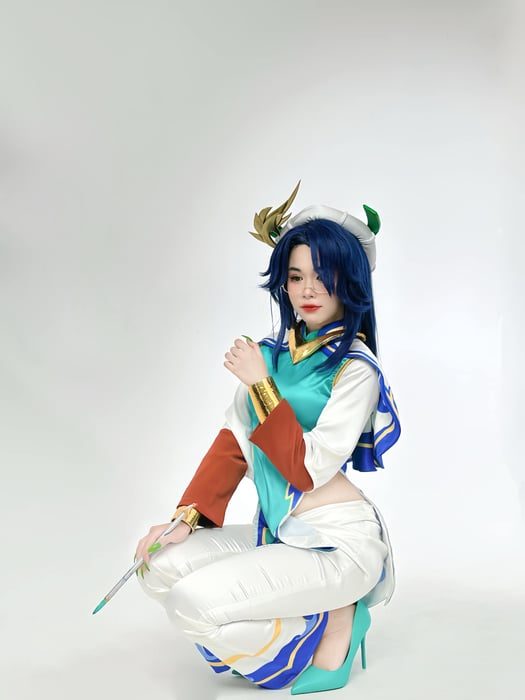 Nữ game thủ lộ nhan sắc