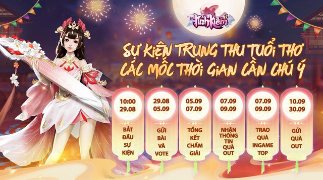 Trung Thu Tình Kiếm Đi Muôn Nơi chính thức bắt đầu - Sự kiện cực đã, quà tặng cực mê - Ảnh 3. Trung Thu Tình Kiếm Đi Muôn Nơi chính thức bắt đầu - Sự kiện cực đã, quà tặng cực mê - Ảnh 3.
