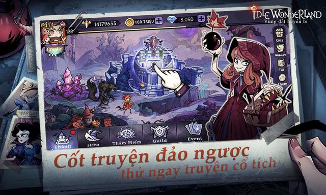 Tựa game nhập vai cổ tích đảo ngược bóng tối Idle Wonderland chính thức ra mắt ngày mai 31/8 - Ảnh 3. Tựa game nhập vai cổ tích đảo ngược bóng tối Idle Wonderland chính thức ra mắt ngày mai 31/8 - Ảnh 3.