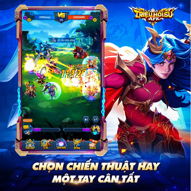 Triệu Hồi Sư AFK chính thức ra mắt: Tặng 100 lượt quay, 6 tướng SSS cùng 1000 mã quà tặng - Ảnh 3. Triệu Hồi Sư AFK chính thức ra mắt: Tặng 100 lượt quay, 6 tướng SSS cùng 1000 mã quà tặng - Ảnh 3.