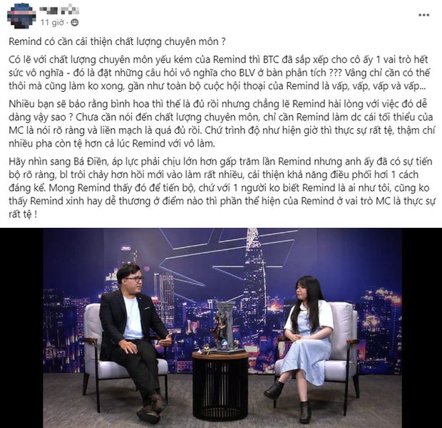 Từng khiến cộng đồng mạng phát sốt, nữ MC Esports bị dân tình quay xe sau thời gian gây thất vọng - Ảnh 3. Từng khiến cộng đồng mạng phát sốt, nữ MC Esports bị dân tình quay xe sau thời gian gây thất vọng - Ảnh 3.