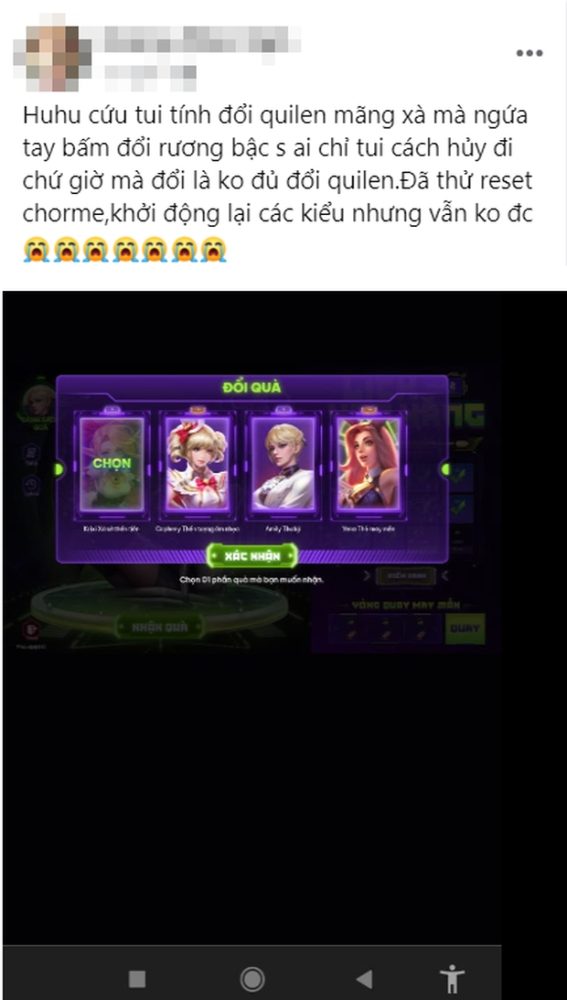 Tích cóp cả năm, game thủ lỡ tay chơi dại, mất luôn cả phần quà hiếm - Ảnh 4. Tích cóp cả năm, game thủ lỡ tay chơi dại, mất luôn cả phần quà hiếm - Ảnh 4.