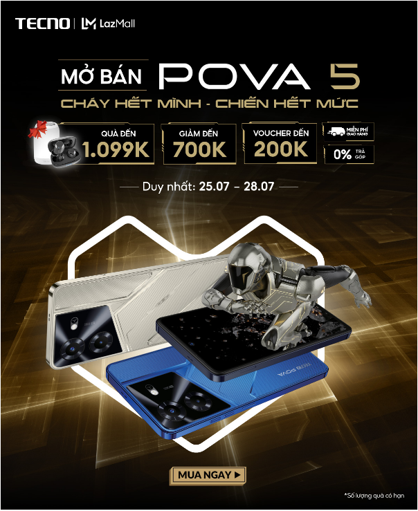 Tại sao Tecno Pova 5 lại kết hợp với tựa game Free Fire của Garena? - Ảnh 3. Tại sao Tecno Pova 5 lại kết hợp với tựa game Free Fire của Garena? - Ảnh 3.