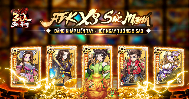 3Q Siêu Hùng: Miễn phí 60 lượt quay, tặng không Lữ Bố kèm… 29 tướng 5 sao - Ảnh 5.