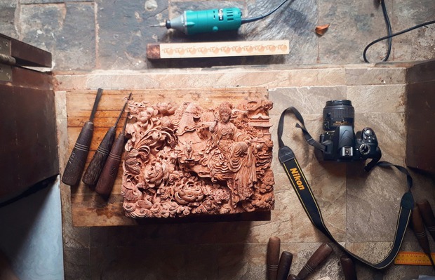 Bỏ đại học về quê làm công tử xưởng điêu khắc - Ảnh 8. Bỏ đại học về quê làm công tử xưởng điêu khắc - Ảnh 8.