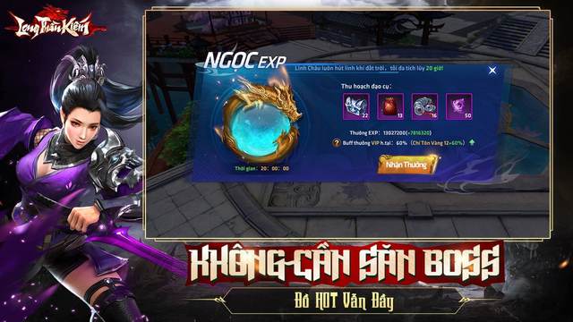 Long Thần Kiếm chính thức ra mắt với đồ họa siêu đẹp, tặng kèm 2000 mã quà tặng - Ảnh 8. Long Thần Kiếm chính thức ra mắt với đồ họa siêu đẹp, tặng kèm 2000 mã quà tặng - Ảnh 8.