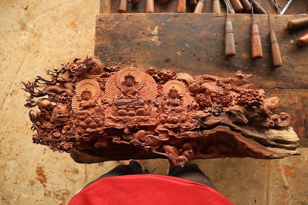 Bỏ đại học về quê làm công tử xưởng điêu khắc - Ảnh 13. Bỏ đại học về quê làm công tử xưởng điêu khắc - Ảnh 13.