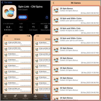 Hack coin master 10000 spin link 10/12/2023 Nhận Spin qua các app nhận thưởng Coin Master