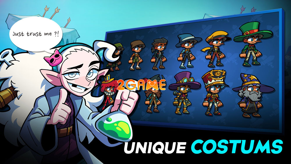 Các bộ ngoại trang trong game Pinocchio Hero: IDLE RPG