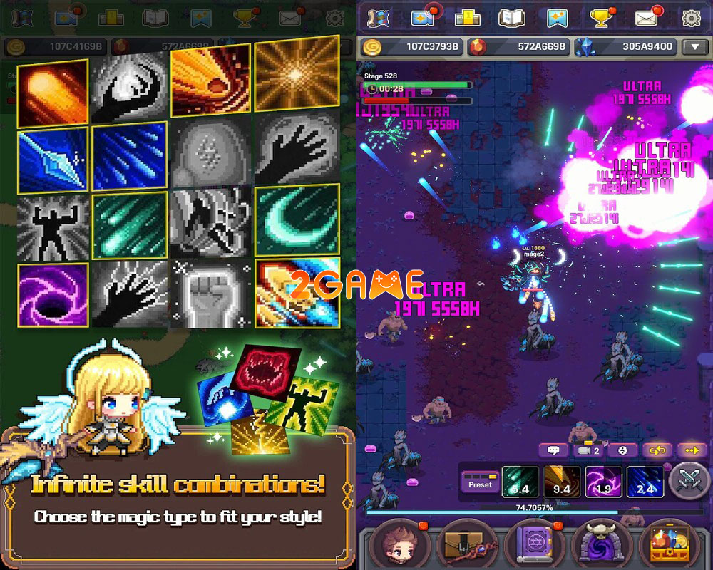 pixel-archmage-2 Pixel Archmage – Game roguelike mở ra thế giới pixel đầy lôi cuốn pixel archmage 2