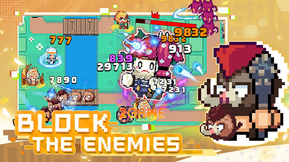 pixel-chaos-2 Pixel Chaos – Game thủ thành đồ họa pixel với lối chơi siêu bánh cuốn pixel chaos 2