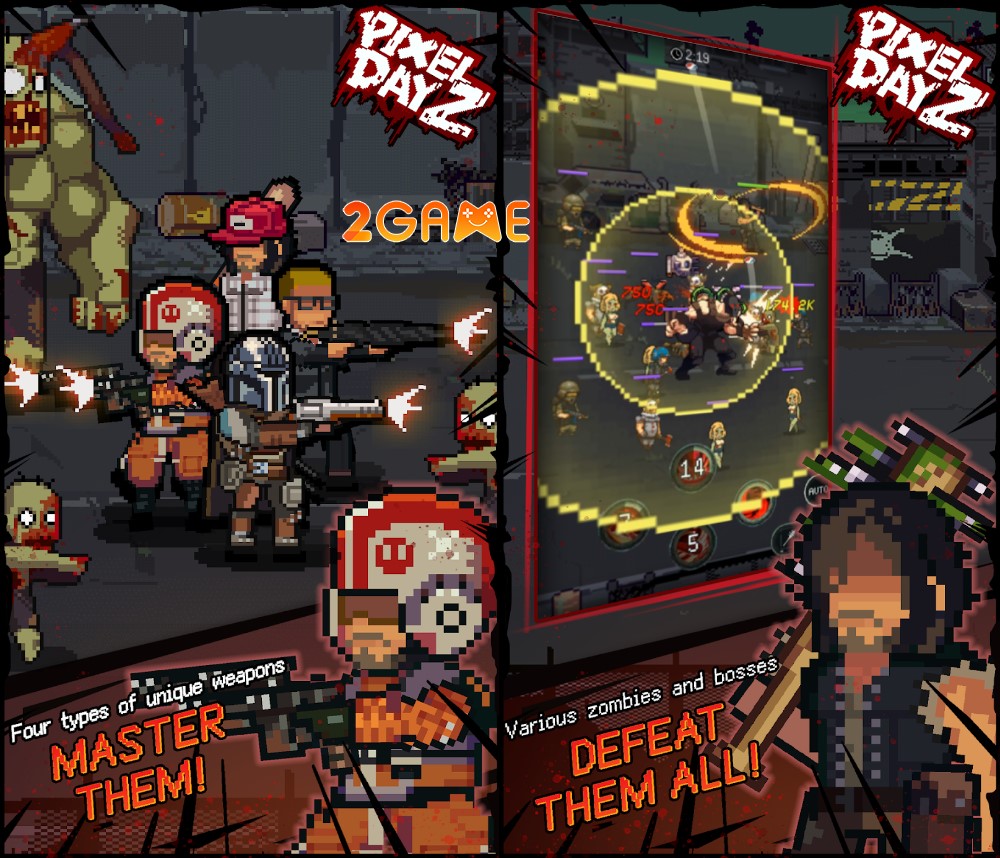 pixel-dayz-4 Pixel DayZ Idle RPG – Game nhập vai với chủ đề zombie cực chất pixel dayz 4