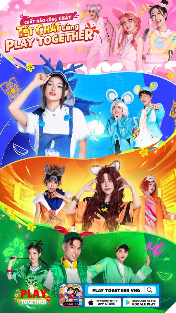 Play Together VNG: Khám phá “Tết Chất” cùng loạt hot TikToker đình đám