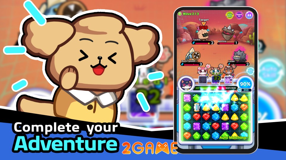 Pome Rumble M – Game xếp kim cương nhưng sao lại cute thế này? pome rumble m 1