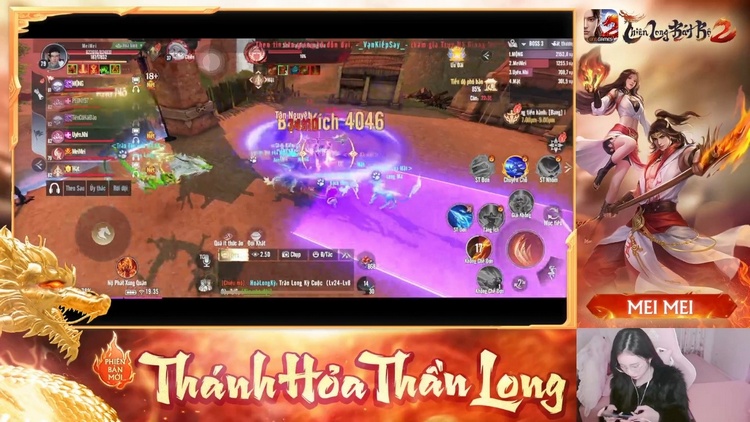 Loạt streamer “phá đảo thế giới ảo” Thiên Long Bát Bộ 2 VNG với Phiên bản mới Thánh Hỏa Thần Long ppqomh9