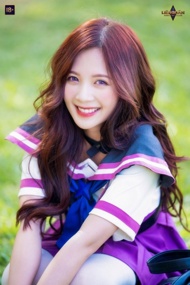 q28-5 Hot girl "Garage hạnh phúc" cosplay Thứ Nguyên Vệ Thần: Nhan sắc ngọt ngào bất biến q28 5