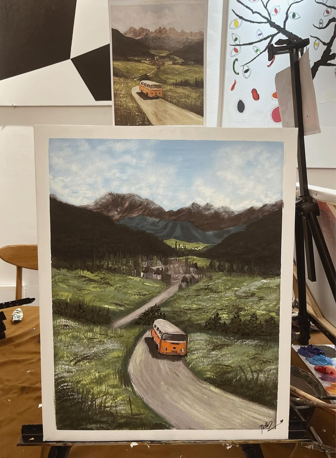 q51-8 MC Phương Thảo “tài sắc vẹn toàn”: Hát hay, đàn giỏi, nay lại vẽ tranh cực đẹp q51 8