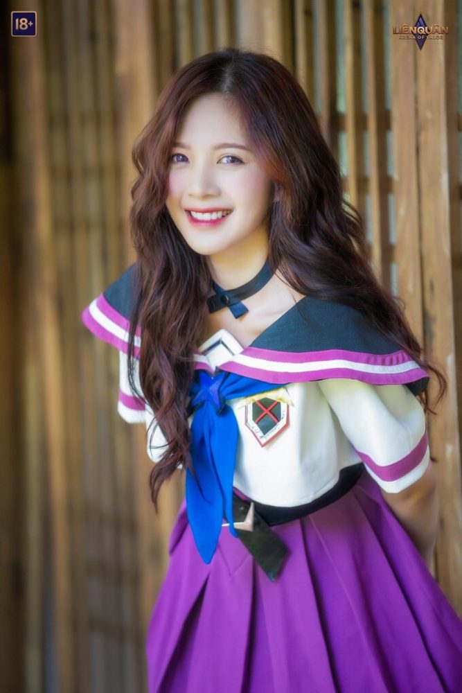 q57-1 Hot girl "Garage hạnh phúc" cosplay Thứ Nguyên Vệ Thần: Nhan sắc ngọt ngào bất biến q57 1