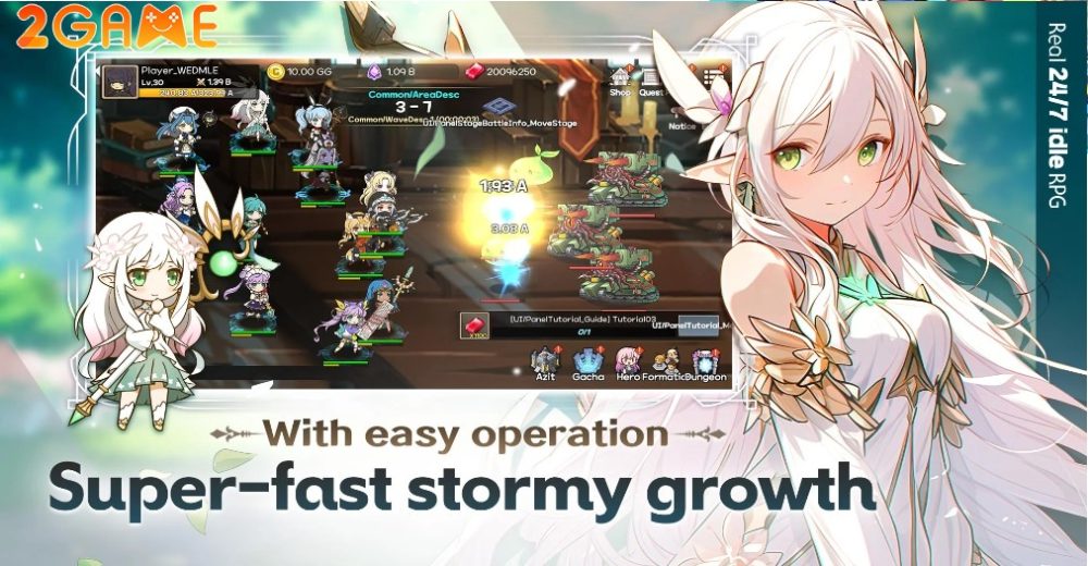 Queens Legion – Game nhập vai nhàn rỗi có dàn nhân vật cực đẹp queens legion 1