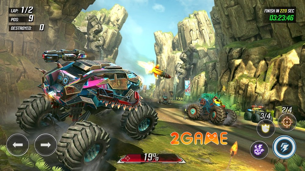 racerocketarenacarextreme-2 Game đua xe tải RACE: Rocket Arena Car Extreme đạt 50 triệu lượt tải xuống trên Google Play racerocketarenacarextreme 2