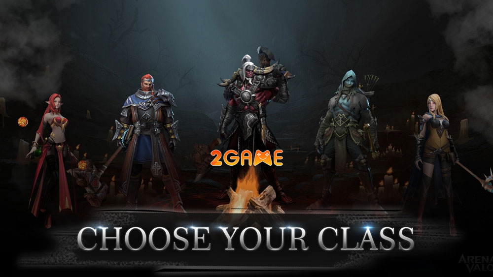 5 class nhân vật trong game Raziel Rebirth