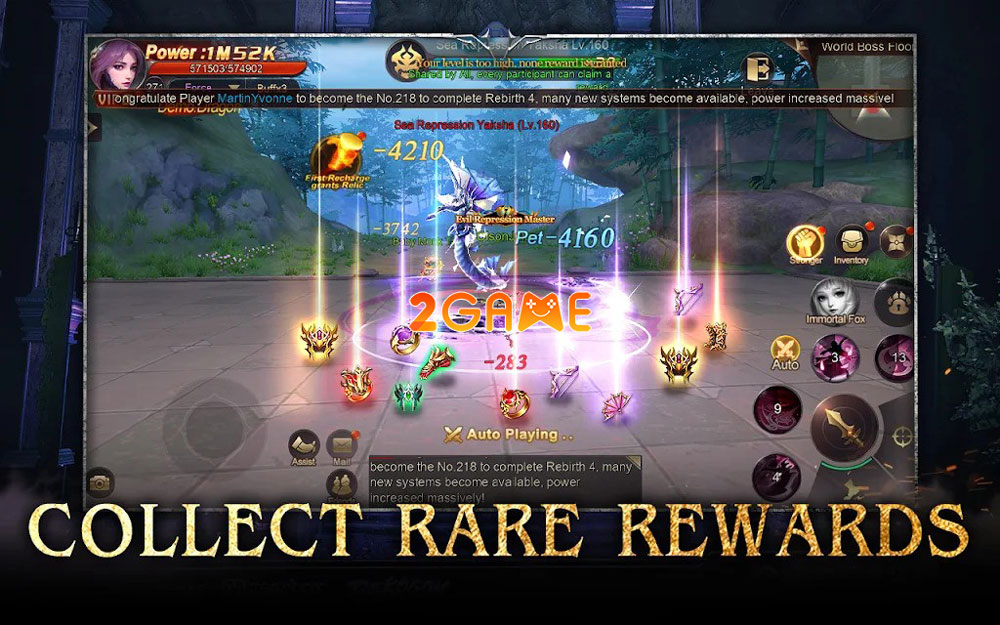 Phần thưởng quý giá của game Rebirth of Myths: Dragonborn Phần thưởng quý giá của game Rebirth of Myths: Dragonborn